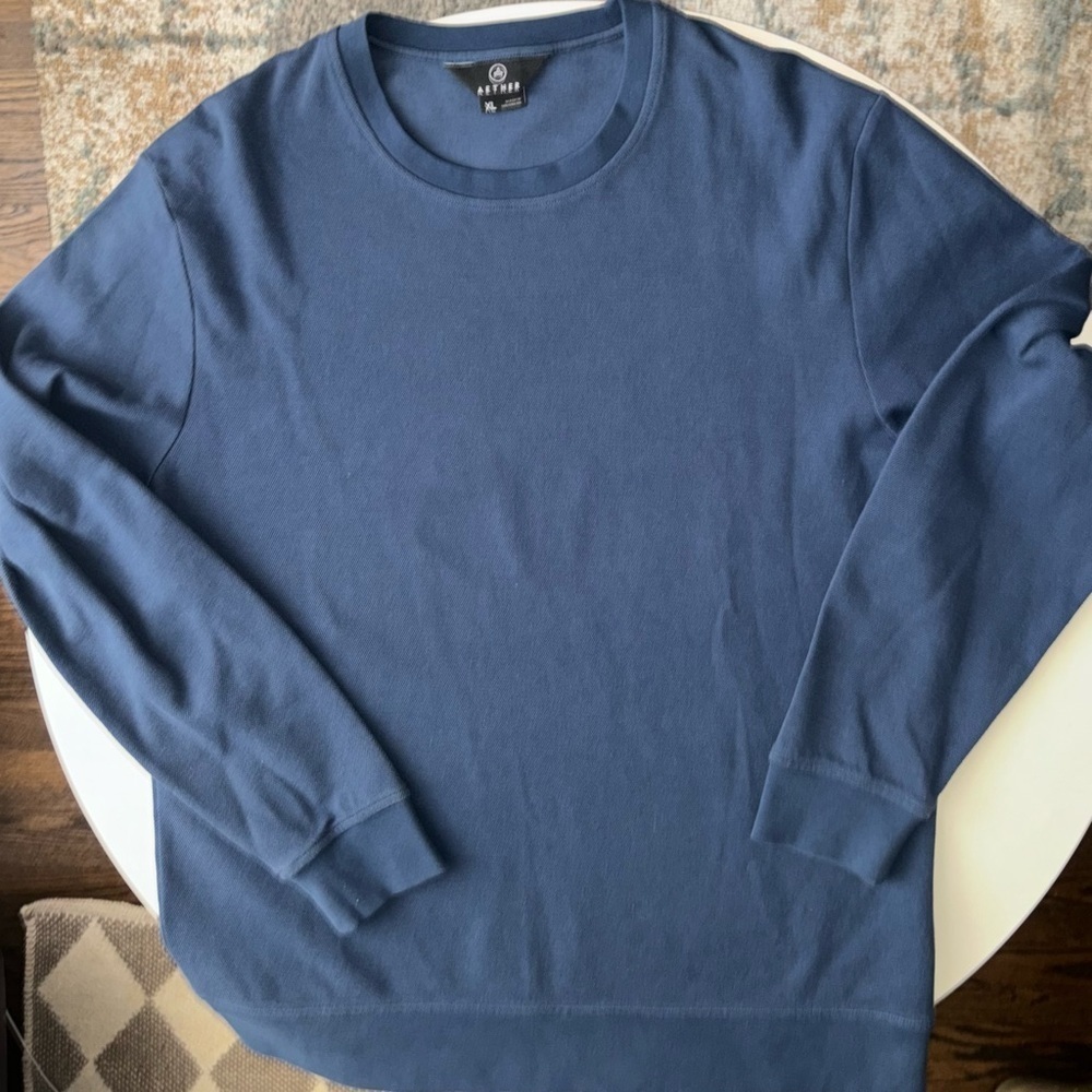 Aether Apparel Men’s Crewneck Sweatshirt Size XL Blue